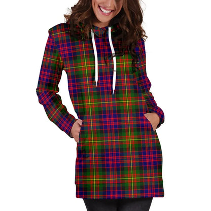 Carnegie Modern Tartan Plaid Hoodie Dress