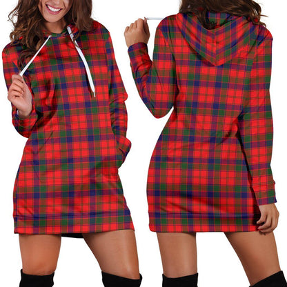 Robertson Modern Tartan Plaid Hoodie Dress