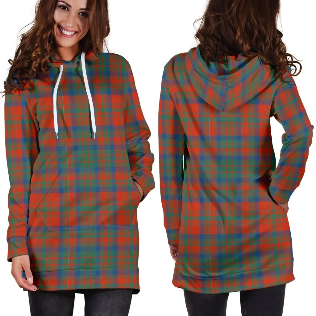 Matheson Ancient Tartan Plaid Hoodie Dress