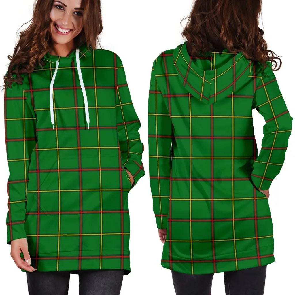 Tribe of Mar Tartan Plaid Hoodie Dress