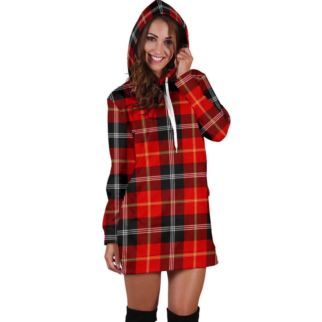 Marjoribanks Tartan Plaid Hoodie Dress