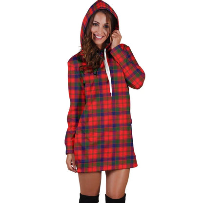 Robertson Modern Tartan Plaid Hoodie Dress