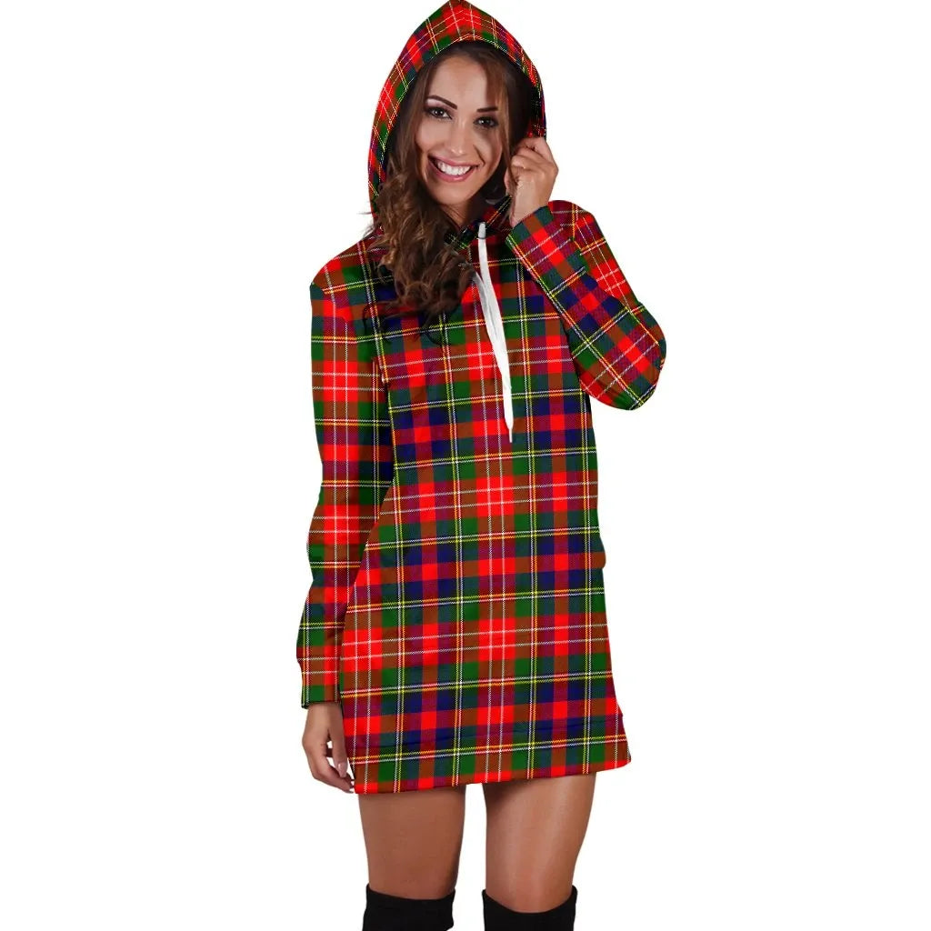 Christie Tartan Plaid Hoodie Dress