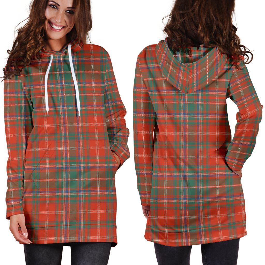 MacDougall Ancient Tartan Plaid Hoodie Dress