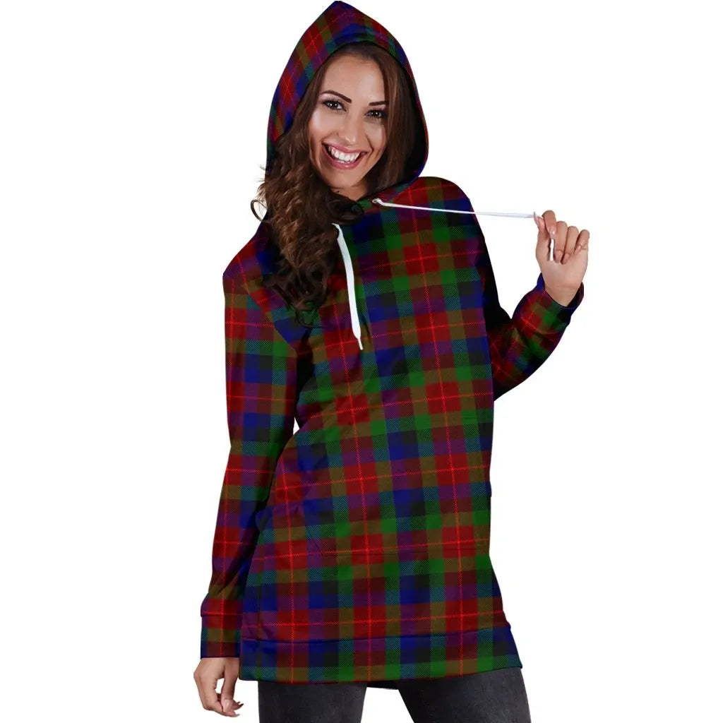 Tennant Tartan Plaid Hoodie Dress