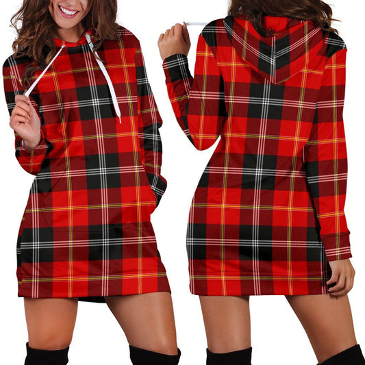 Marjoribanks Tartan Plaid Hoodie Dress