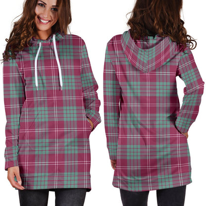 Crawford Ancient Tartan Plaid Hoodie Dress