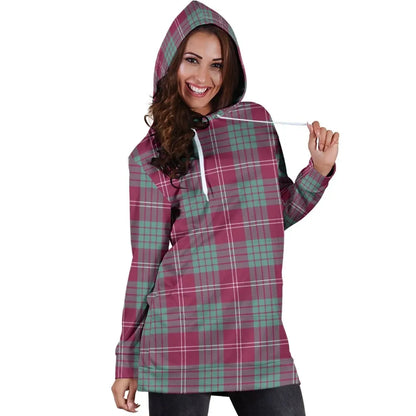 Crawford Ancient Tartan Plaid Hoodie Dress