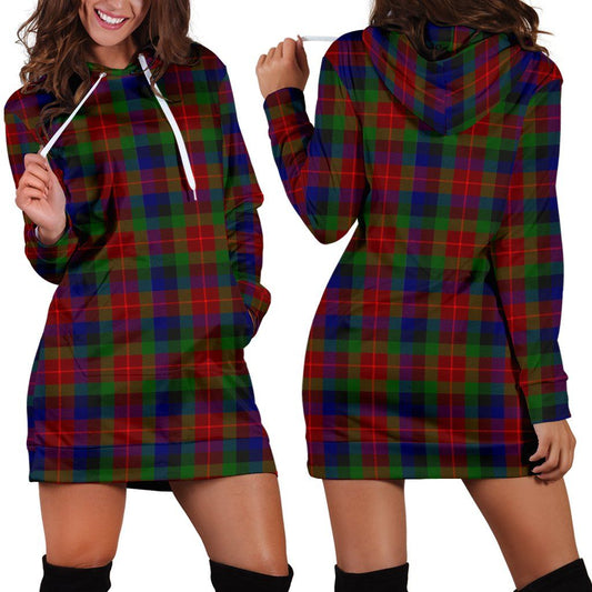 Tennant Tartan Plaid Hoodie Dress