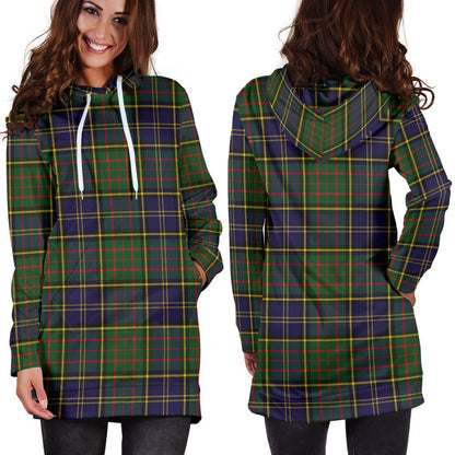 MacMillan Hunting Modern Tartan Plaid Hoodie Dress