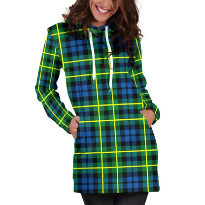 Campbell of Breadalbane Ancient Tartan Plaid Hoodie Dress