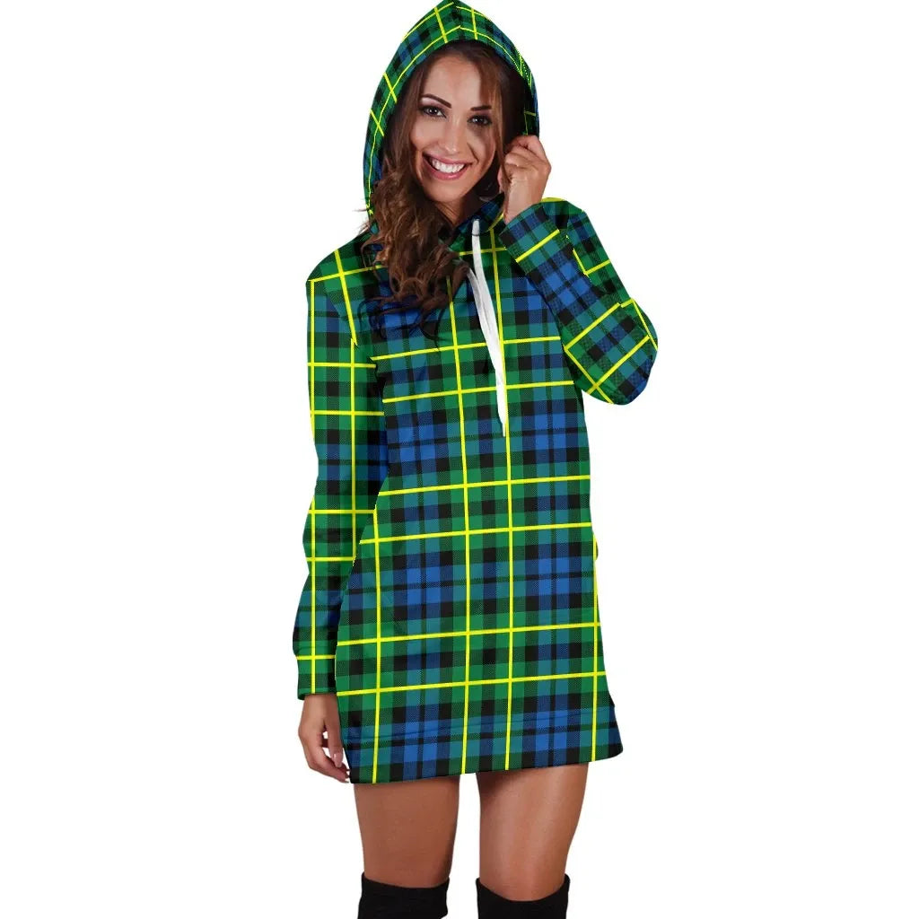 Campbell of Breadalbane Ancient Tartan Plaid Hoodie Dress