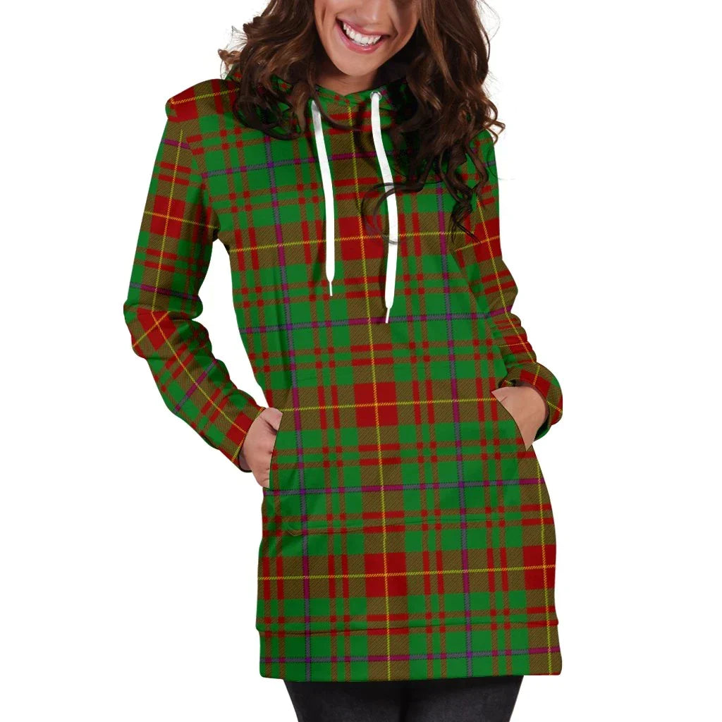 Fulton Tartan Plaid Hoodie Dress