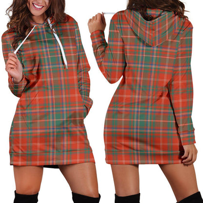 MacDougall Ancient Tartan Plaid Hoodie Dress