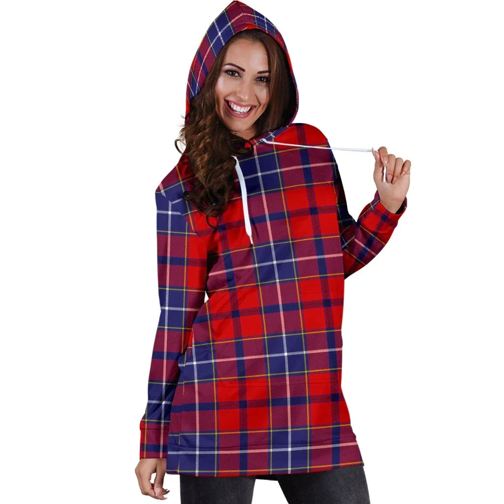 Wishart Dress Tartan Plaid Hoodie Dress