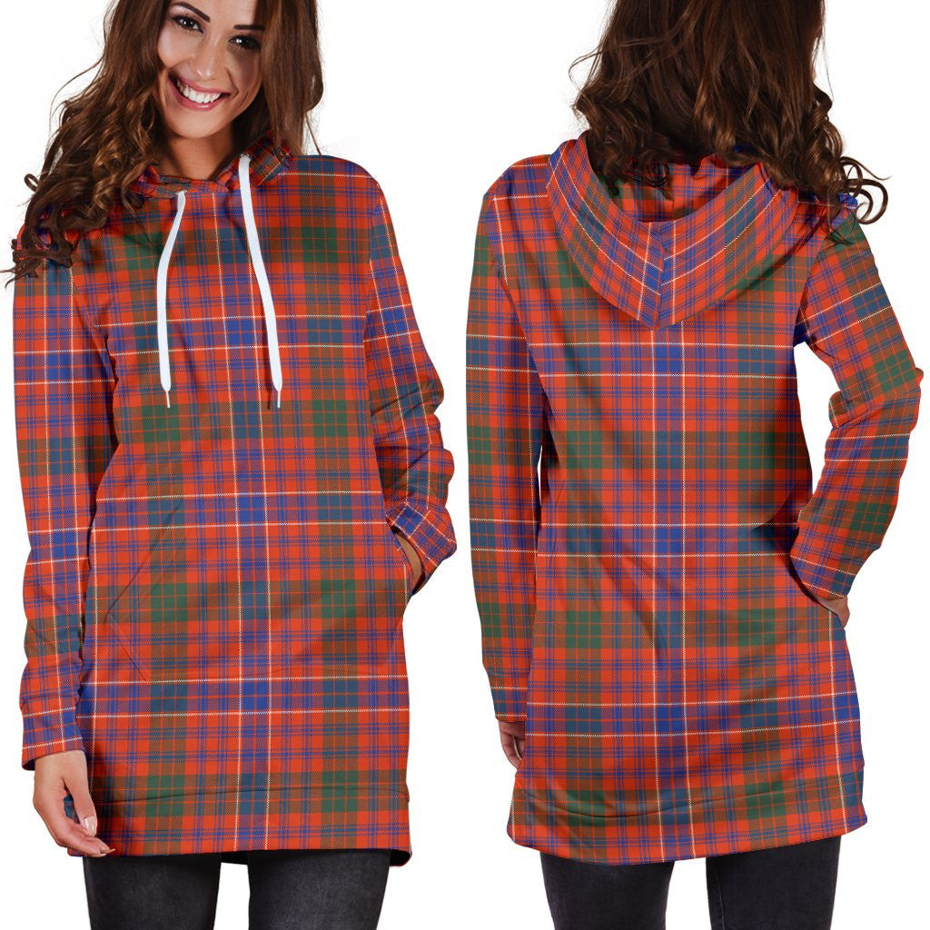 MacRae Ancient Tartan Plaid Hoodie Dress