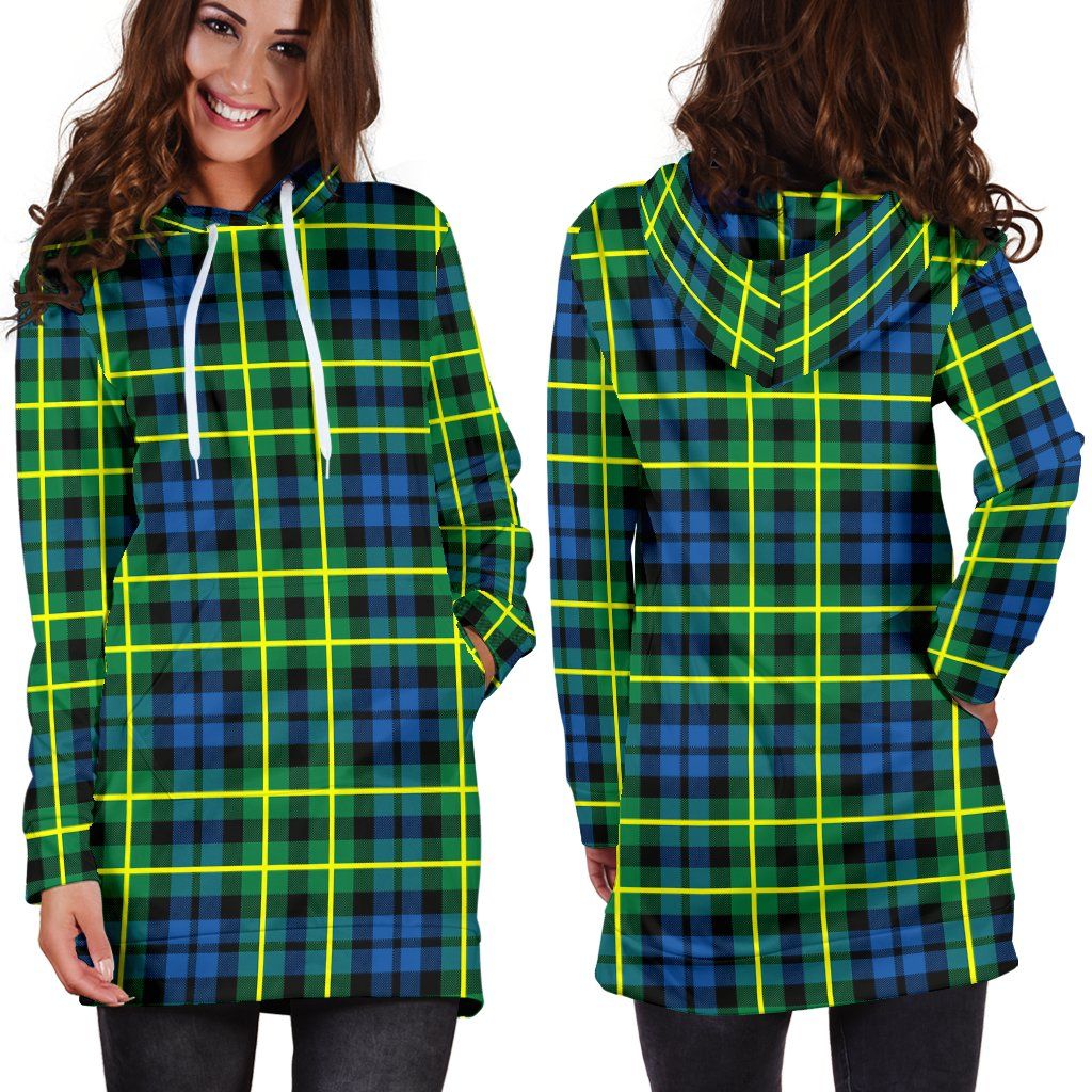 Campbell of Breadalbane Ancient Tartan Plaid Hoodie Dress