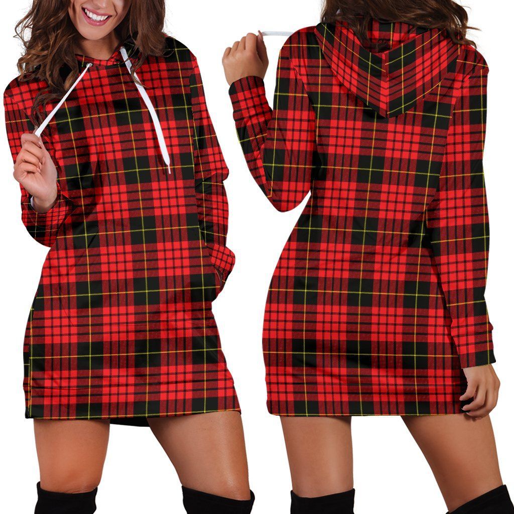 MacQueen Modern Tartan Plaid Hoodie Dress