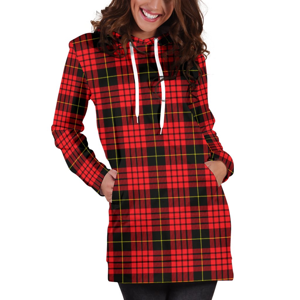 MacQueen Modern Tartan Plaid Hoodie Dress