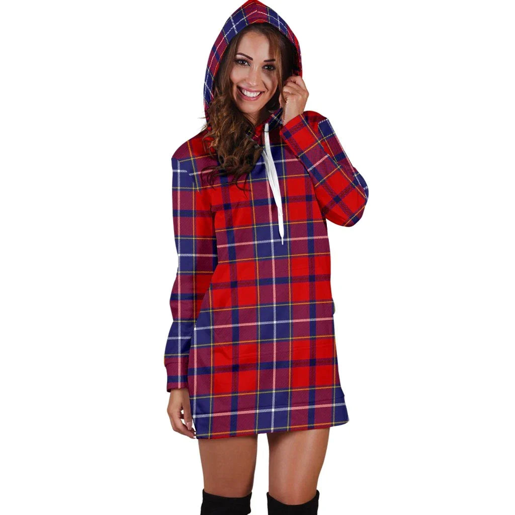 Wishart Dress Tartan Plaid Hoodie Dress