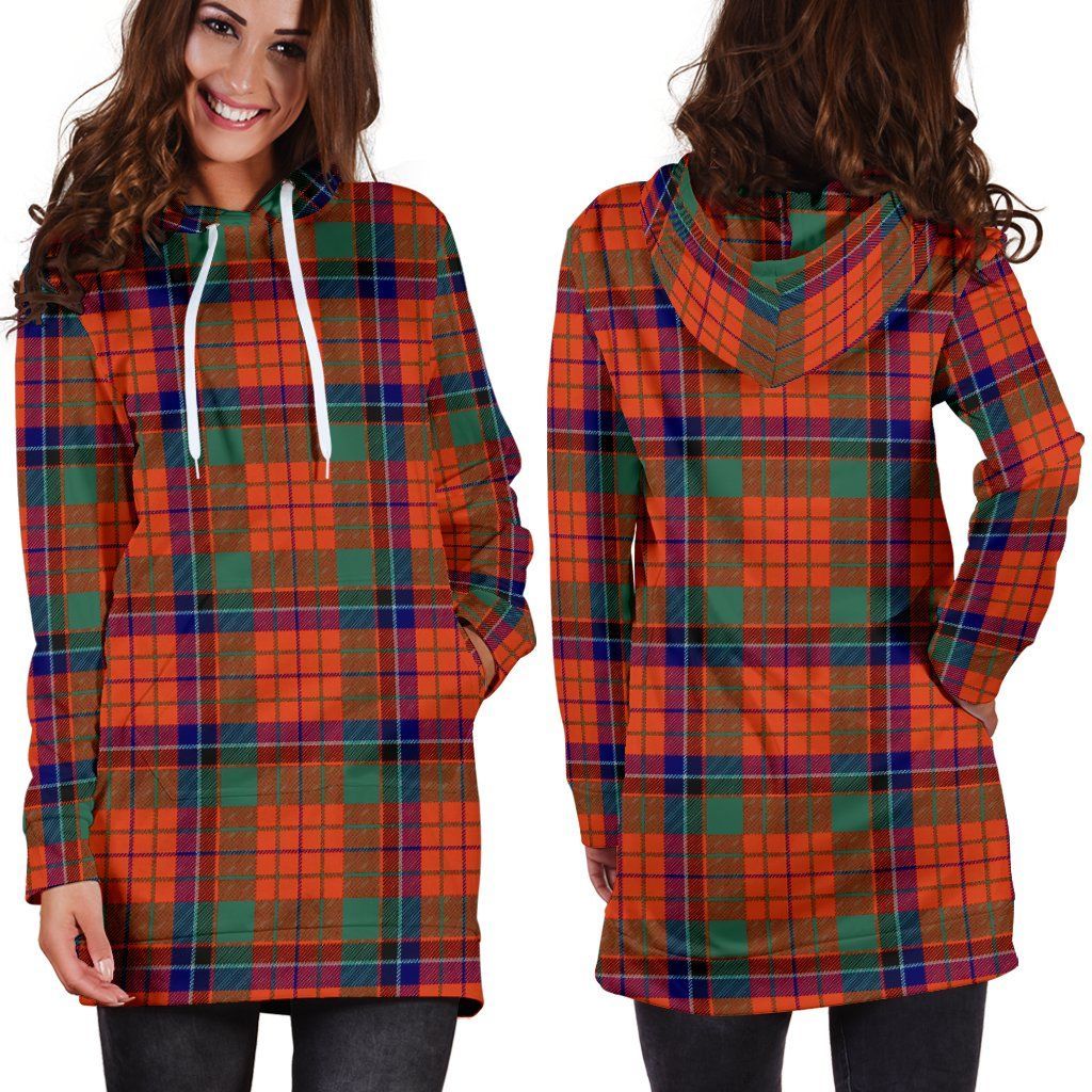 Nicolson Ancient Tartan Plaid Hoodie Dress