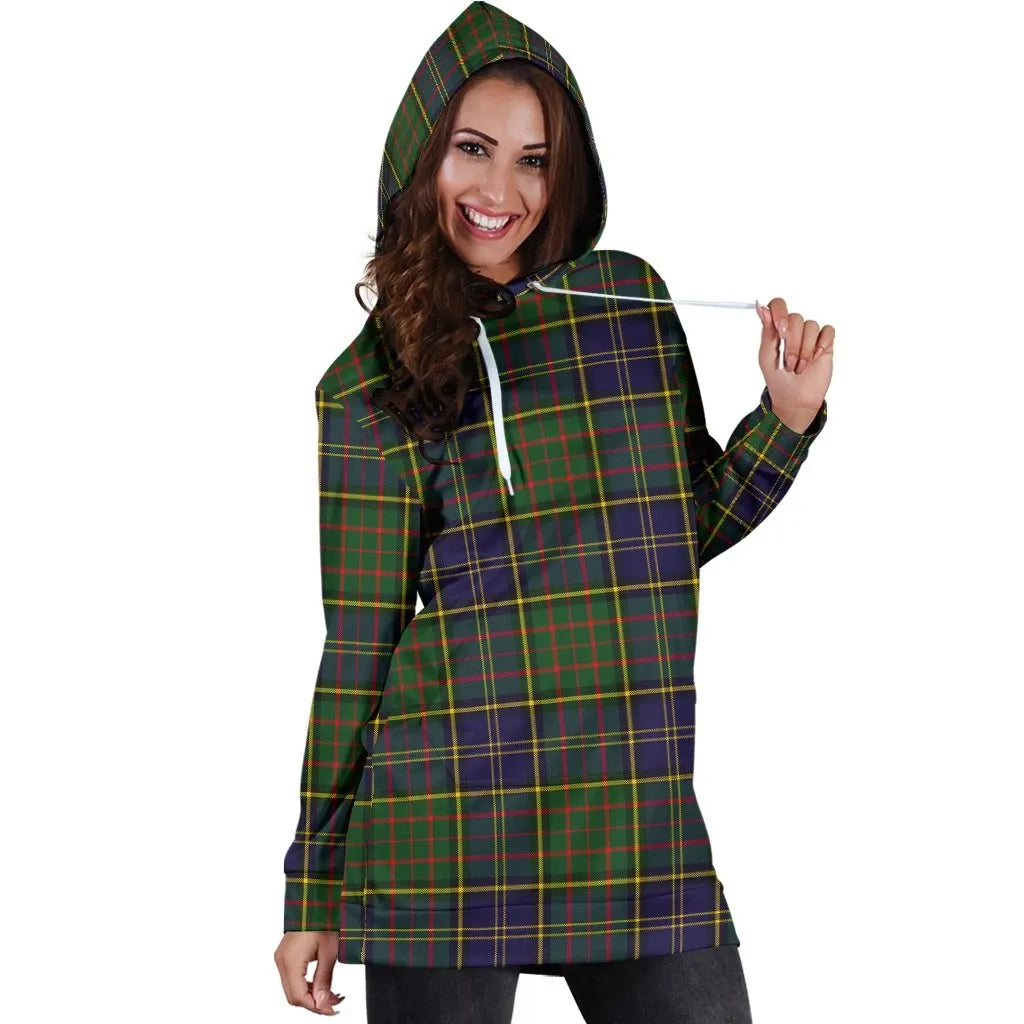 MacMillan Hunting Modern Tartan Plaid Hoodie Dress