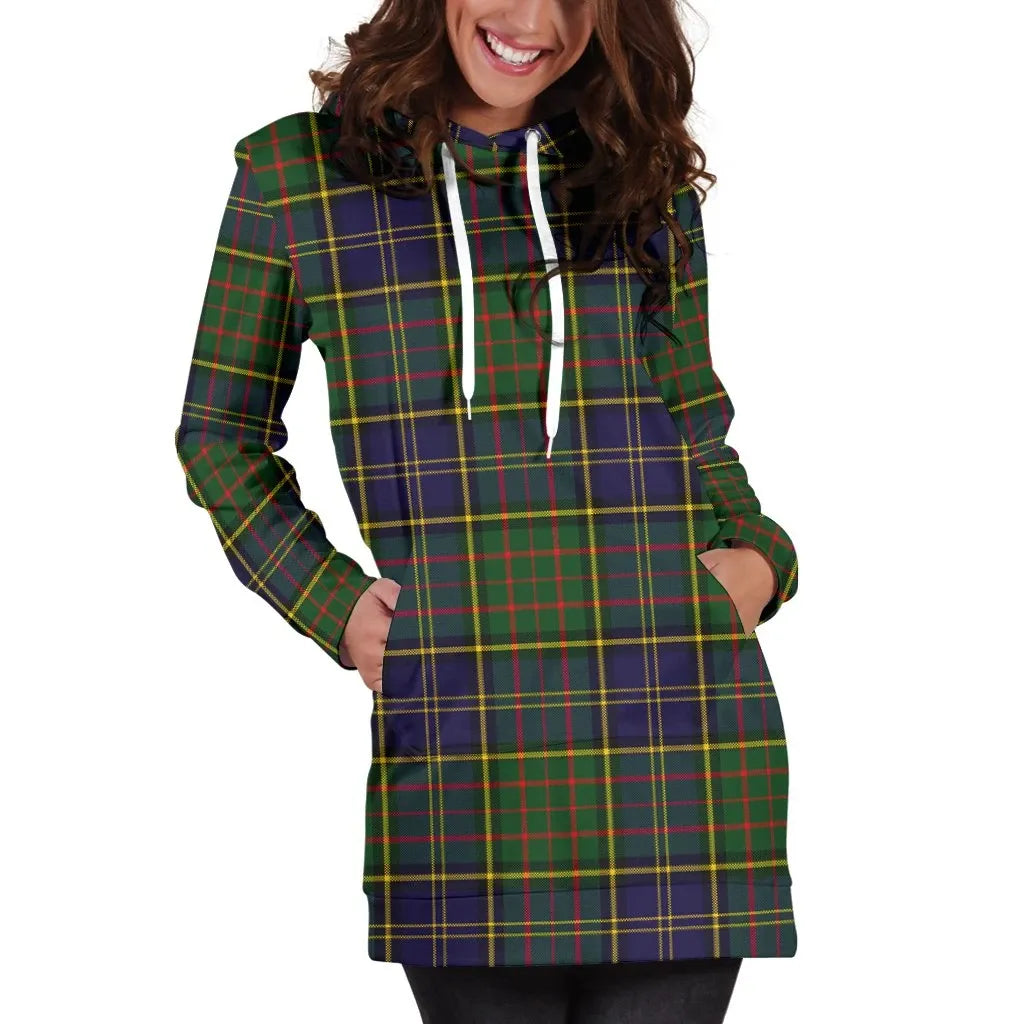 MacMillan Hunting Modern Tartan Plaid Hoodie Dress