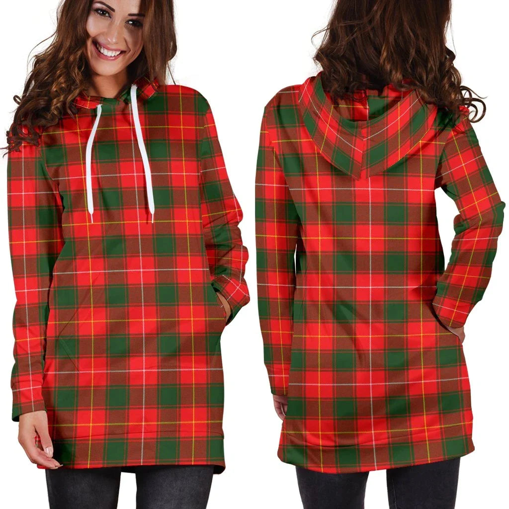 MacPhee Modern Tartan Plaid Hoodie Dress