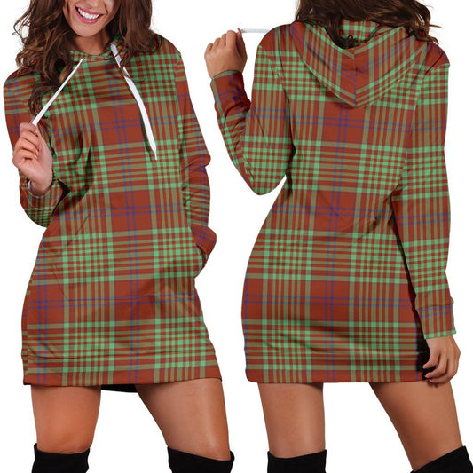 MacGillivray Hunting Ancient Tartan Plaid Hoodie Dress