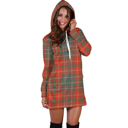 MacDougall Ancient Tartan Plaid Hoodie Dress