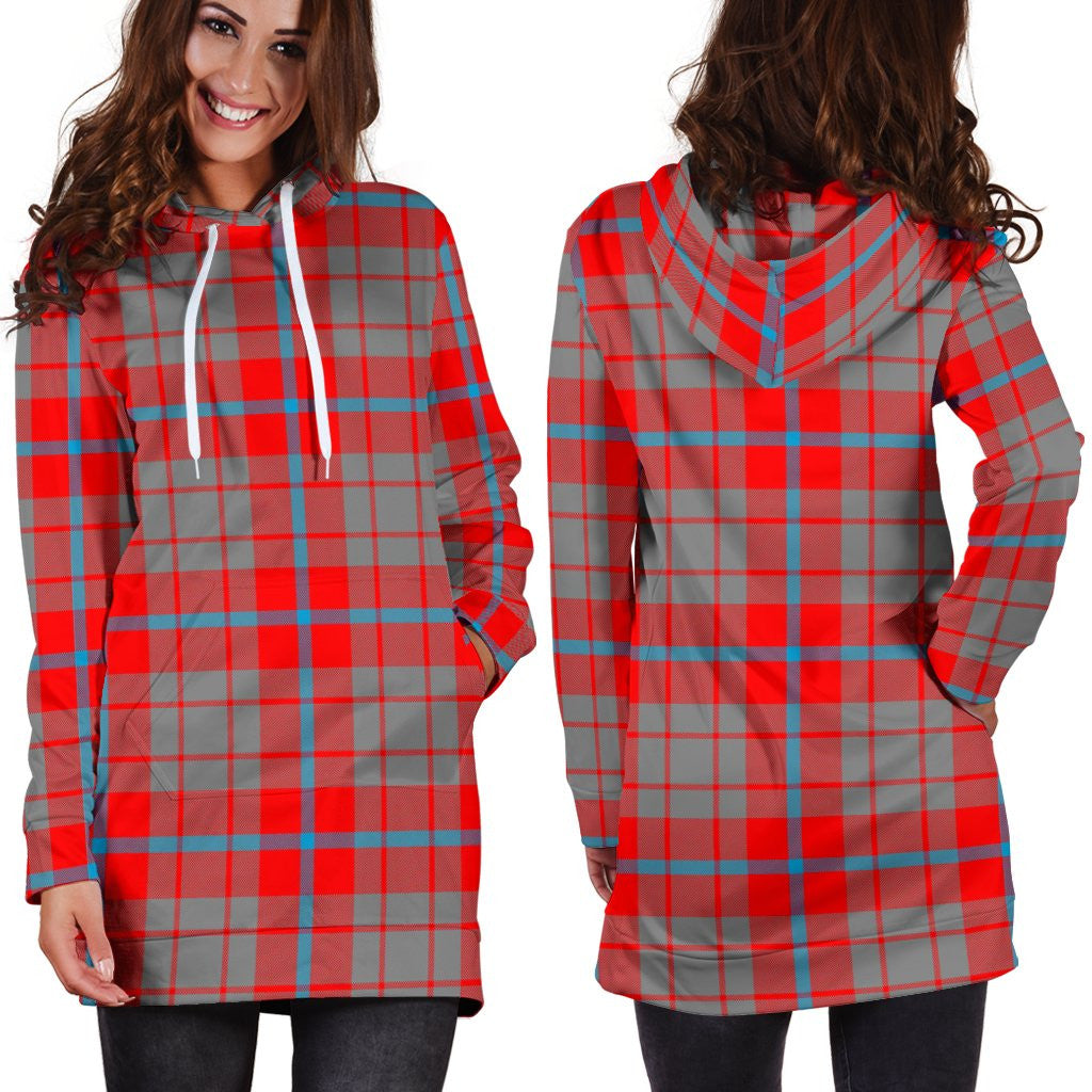 Moubray Tartan Plaid Hoodie Dress