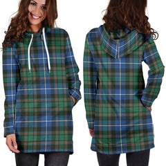 MacRae Hunting Ancient Tartan Plaid Hoodie Dress