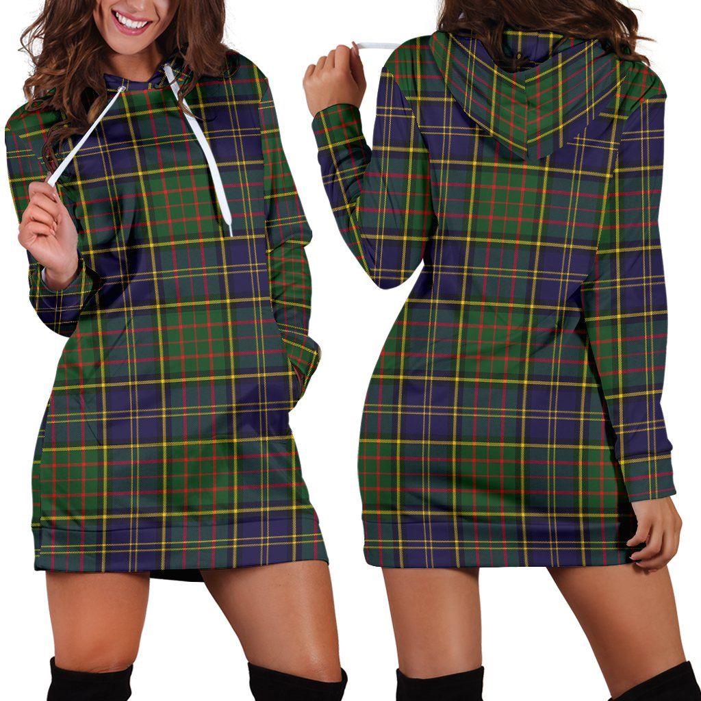 MacMillan Hunting Modern Tartan Plaid Hoodie Dress