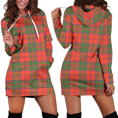 Grant Ancient Tartan Plaid Hoodie Dress