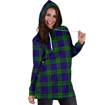 MacKinlay Modern Tartan Plaid Hoodie Dress