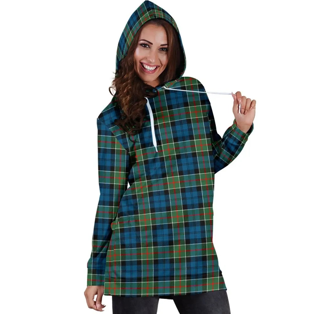 Colquhoun Ancient Tartan Plaid Hoodie Dress