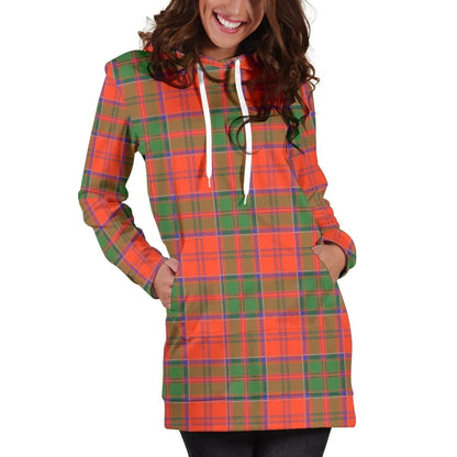 Grant Ancient Tartan Plaid Hoodie Dress