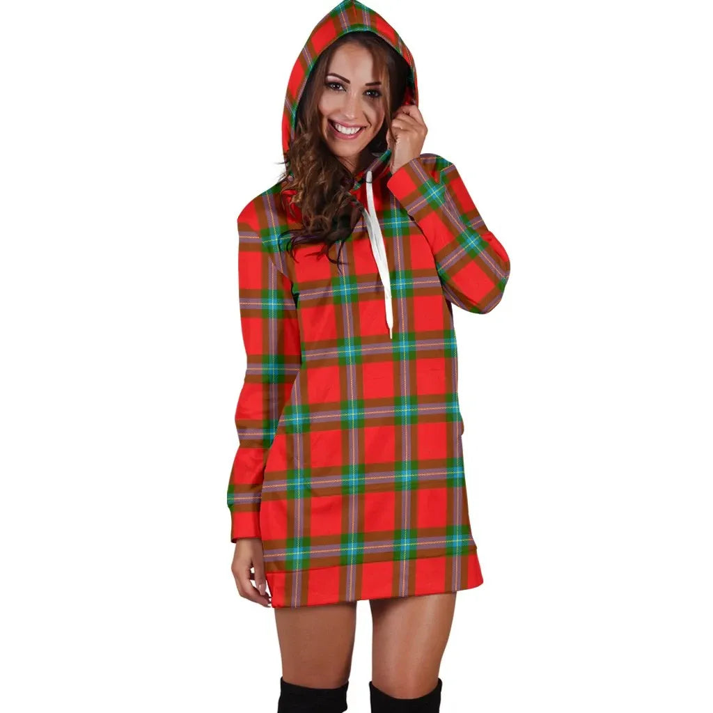 MacLaine of Loch Buie Tartan Plaid Hoodie Dress