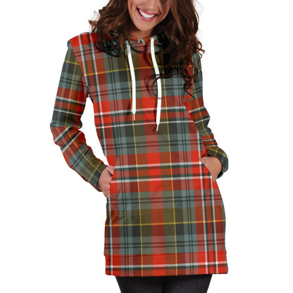 MacPherson Weathered Tartan Plaid Hoodie Dress