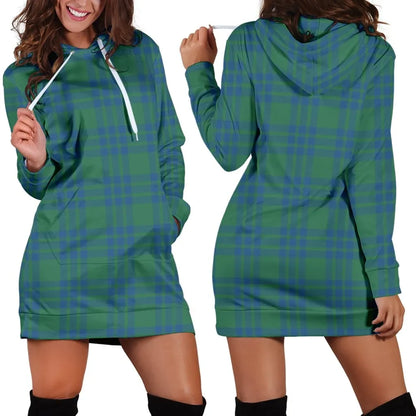 Montgomery Ancient Tartan Plaid Hoodie Dress