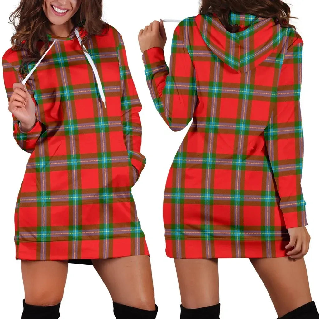 MacLaine of Loch Buie Tartan Plaid Hoodie Dress