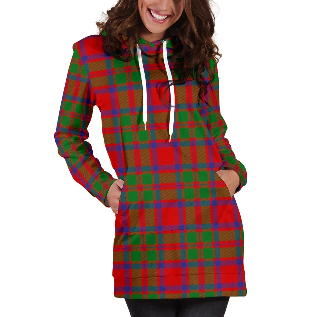 MacKintosh Modern Tartan Plaid Hoodie Dress