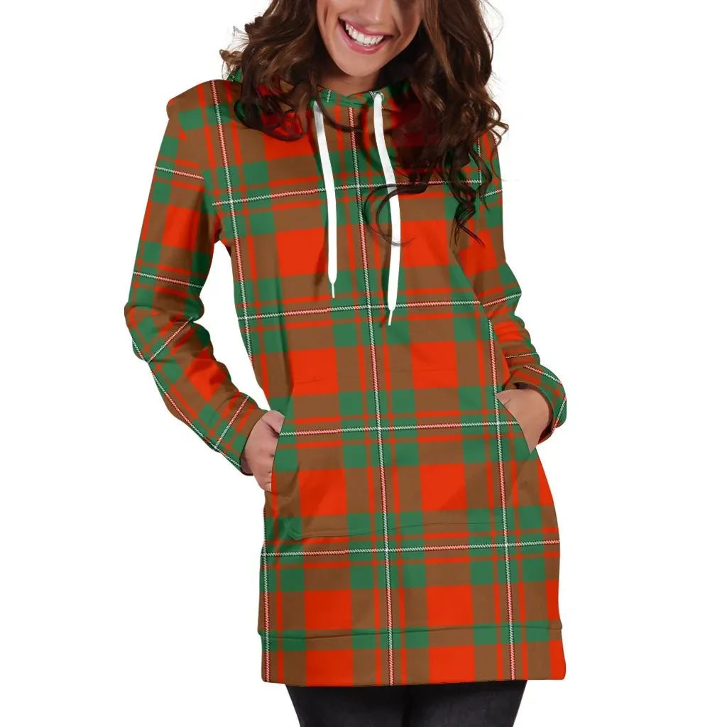 MacGregor Ancient Tartan Plaid Hoodie Dress