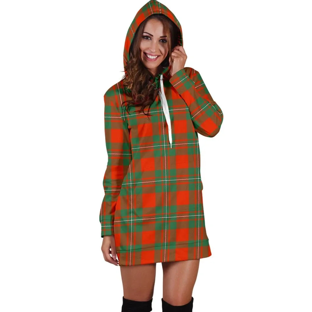 MacGregor Ancient Tartan Plaid Hoodie Dress