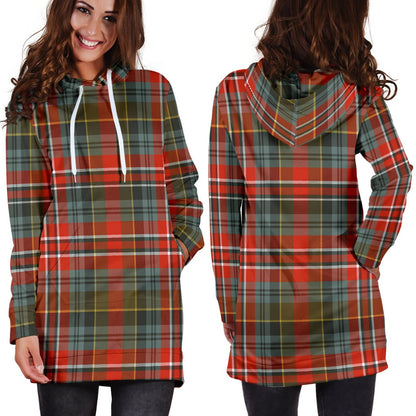 MacPherson Weathered Tartan Plaid Hoodie Dress