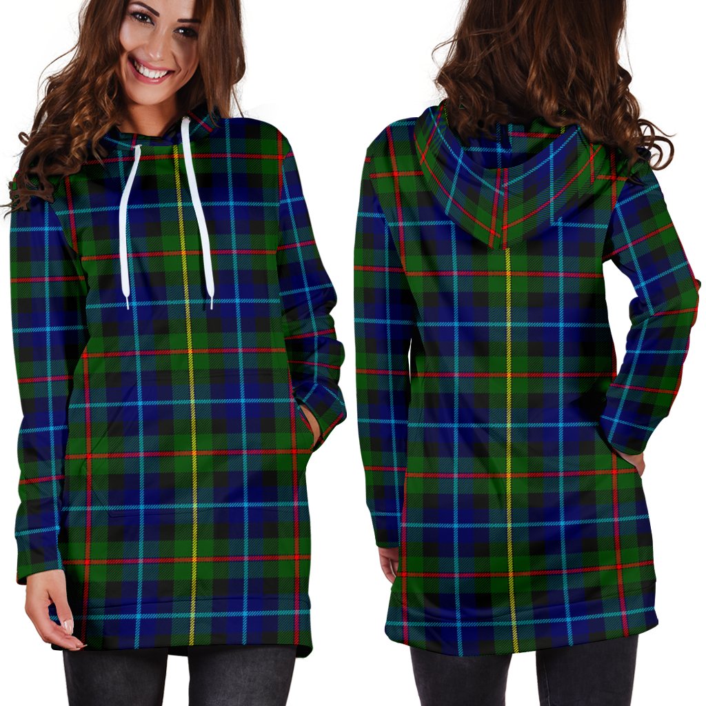 Smith Modern Tartan Plaid Hoodie Dress