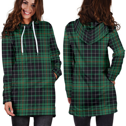 MacAulay Hunting Ancient Tartan Plaid Hoodie Dress