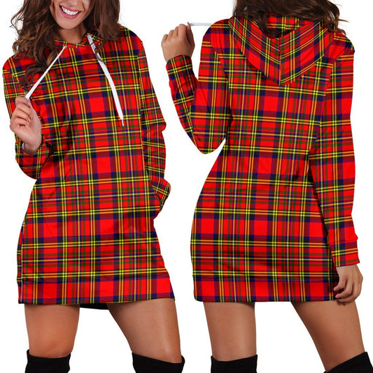 Hepburn Tartan Plaid Hoodie Dress