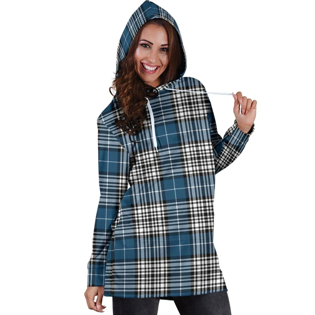 Napier Modern Tartan Plaid Hoodie Dress