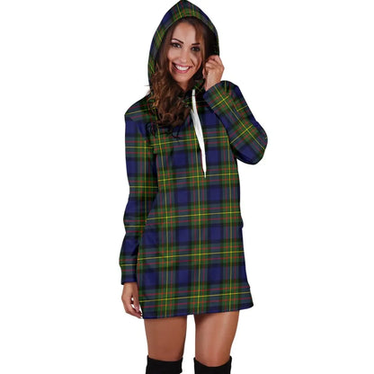 MacLaren Modern Tartan Plaid Hoodie Dress